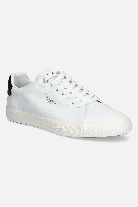 Pepe Jeans sneakersy KENTON FRESH M imitacja skóry licowej biały PMS31076
