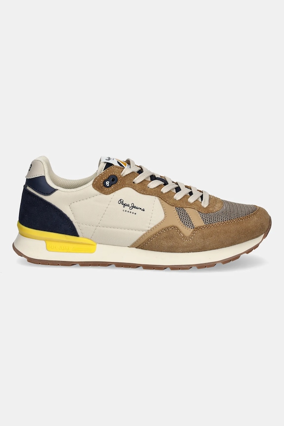 Sneakers boty Pepe Jeans BRIT CAMP M PMS40030 hnědá SS25