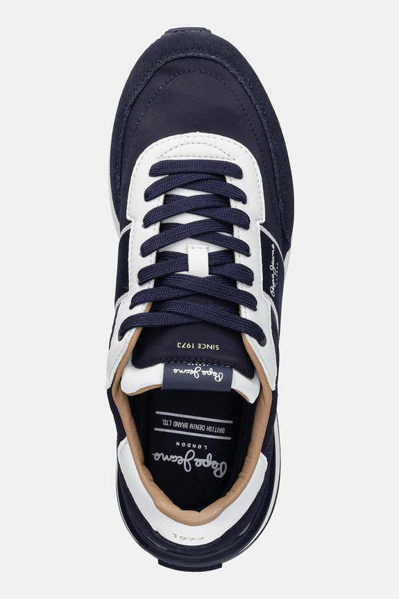 Sneakers boty Pepe Jeans BUSTER CLUB M námořnická modř PMS60038