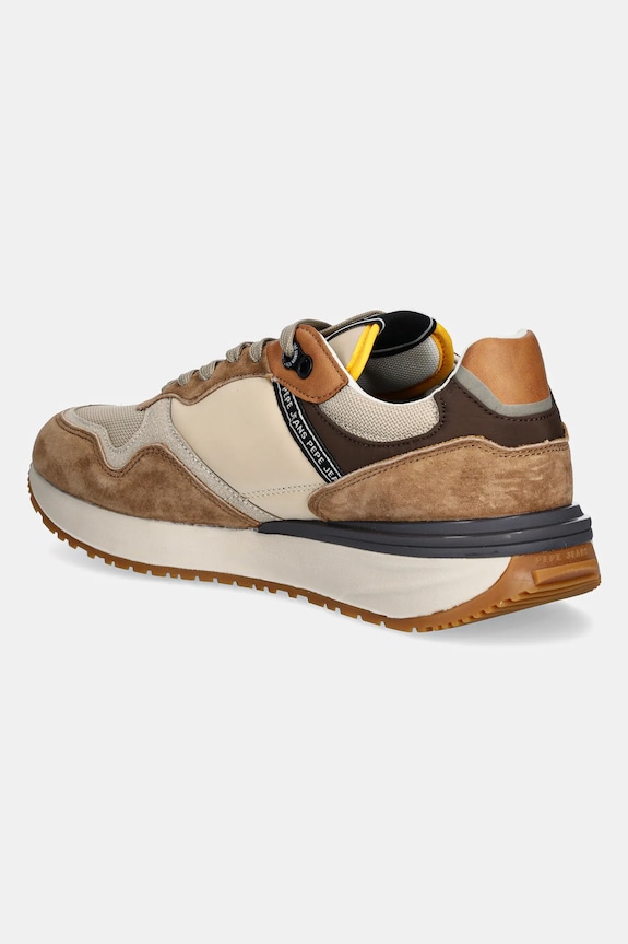 Obuwie Pepe Jeans sneakersy BUSTER PRO COMBI M PMS60041 brązowy