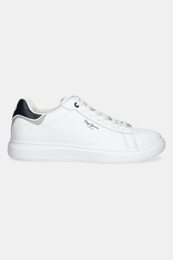 Pepe Jeans sneakers din piele EATON ONE M PMS00044 alb SS25
