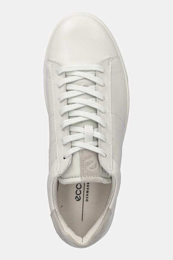 Ecco sneakersy skórzane Street Lite Sneaker Lea biały 521304.58336
