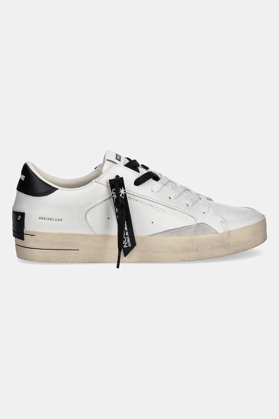 Crime London sneakers in pelle SK8 DELUXE 17100PP6 bianco SS26