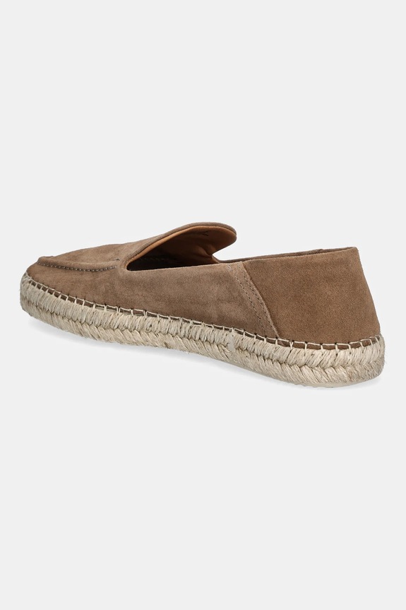 Obuwie Hackett London espadryle zamszowe ALTEA LOAFER HMS21491 brązowy