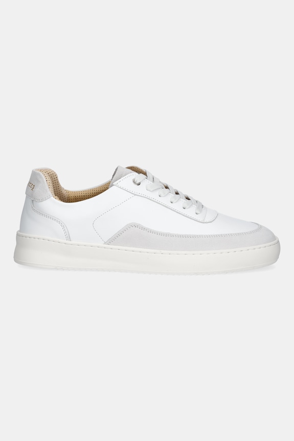 Kožené tenisky Filling Pieces Mondo Squash Suede 46733332035 biela SS25