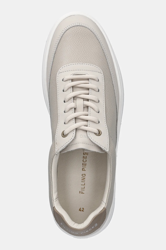 Filling Pieces sneakersy skórzane Mondo Tech Crumbs beżowy 46755001890