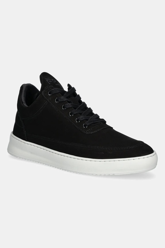 Filling Pieces sneakersy nubukowe Low Top Ripple Nubuck nubuk czarny 25122841861