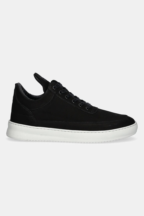 Filling Pieces sneakersy nubukowe Low Top Ripple Nubuck 25122841861 czarny SS25