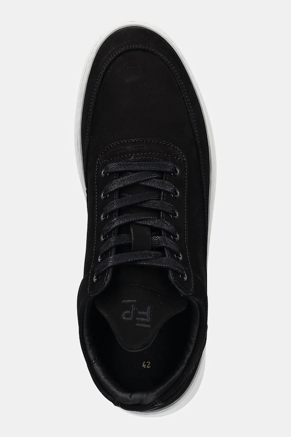 Filling Pieces sneakersy nubukowe Low Top Ripple Nubuck czarny 25122841861