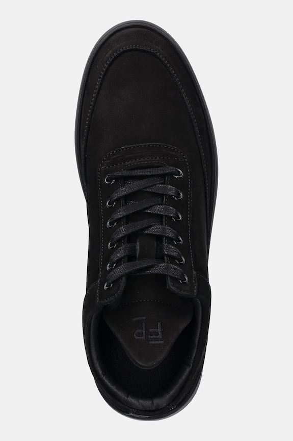 Filling Pieces sneakersy nubukowe Low Top Ripple Nubuck czarny 25122841847