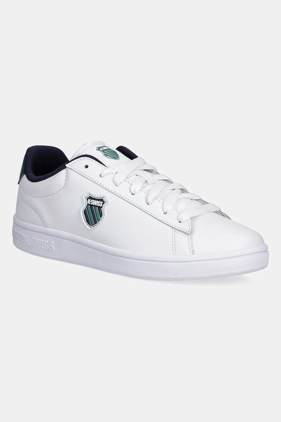 K-Swiss sneakers COURT SHIELD II pelle rivestita bianco 04412.985.M