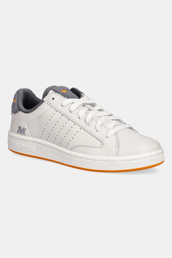 K-Swiss sneakers in pelle LOZAN KLUB X MCLAREN bassa bianco 04415.104.M