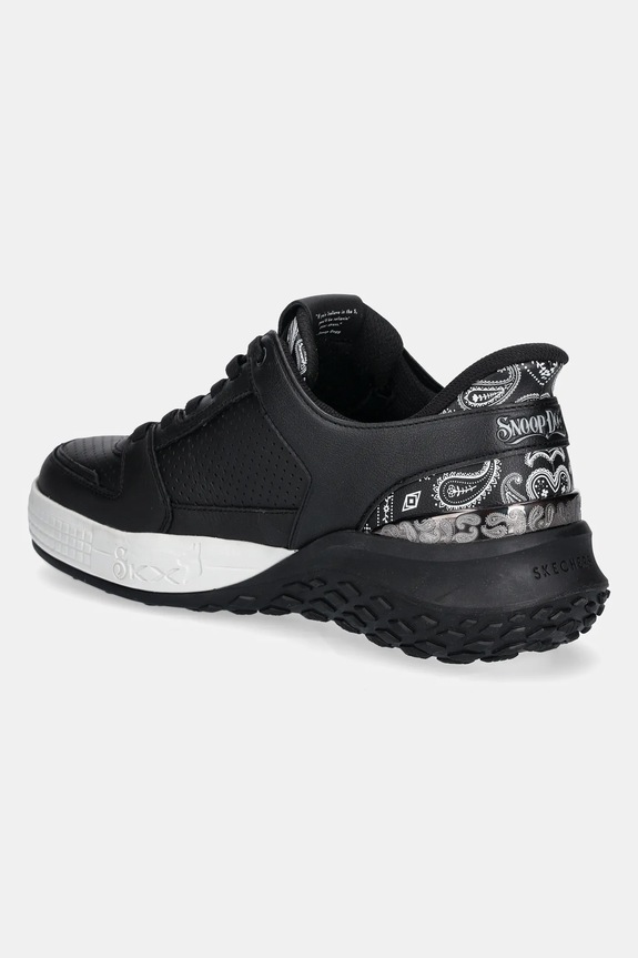 Obuwie Skechers sneakersy SNOOP SIZZLE x Snoop Dogg 251170 czarny