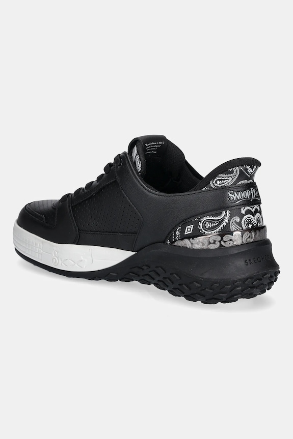Obuwie Skechers sneakersy SNOOP SIZZLE x Snoop Dogg 251170 czarny