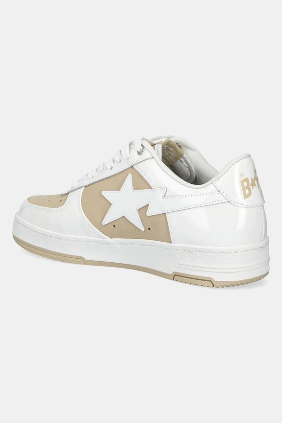 Shoes A Bathing Ape leather sneakers BAPE STA #6 M2 1K80191306 beige