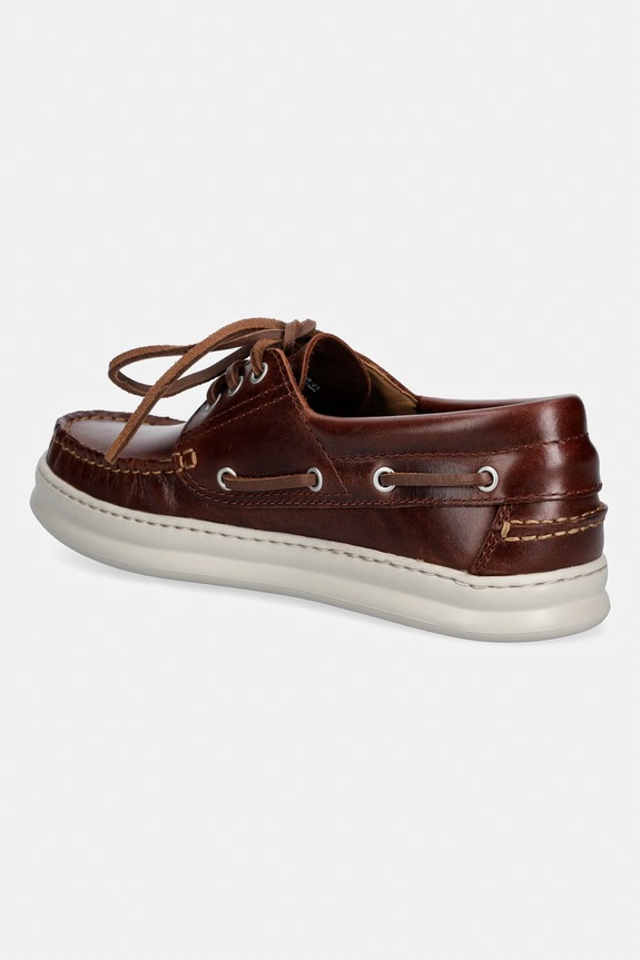 Cipők Camper mokaszin férfi bőr Runner Four K101073.003 barna