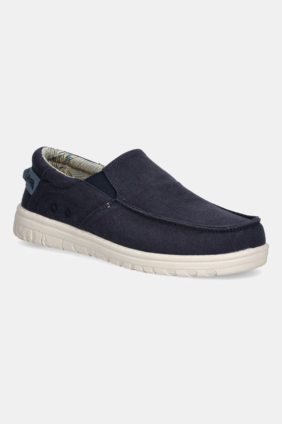 Πάνινα παπούτσια Jeep SAMOA SLIP ON CVS slip on σκούρο μπλε JM51033A