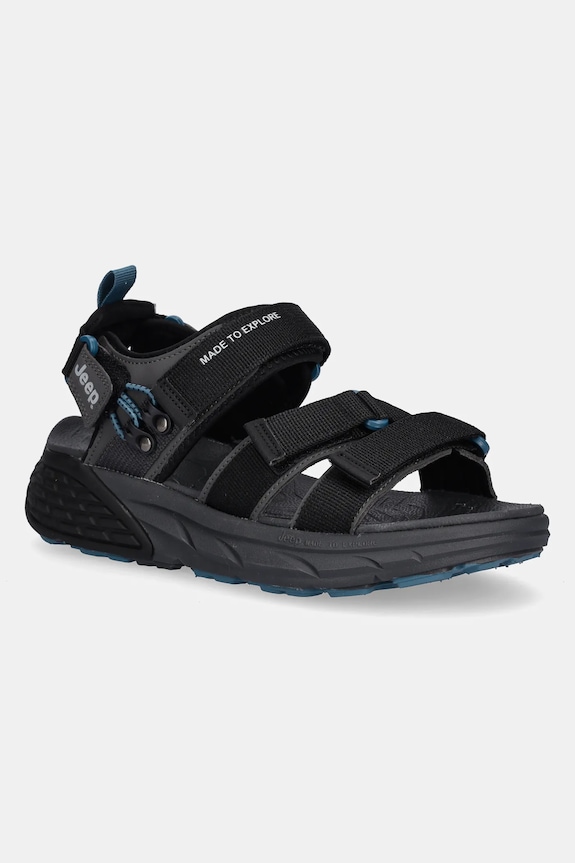 Sandály Jeep GROOVE SANDAL textilní černá JM51120A