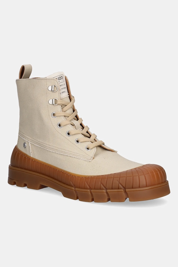 Visoke cipele Kenzo Boot tekstil bež FF55BT720F52.11