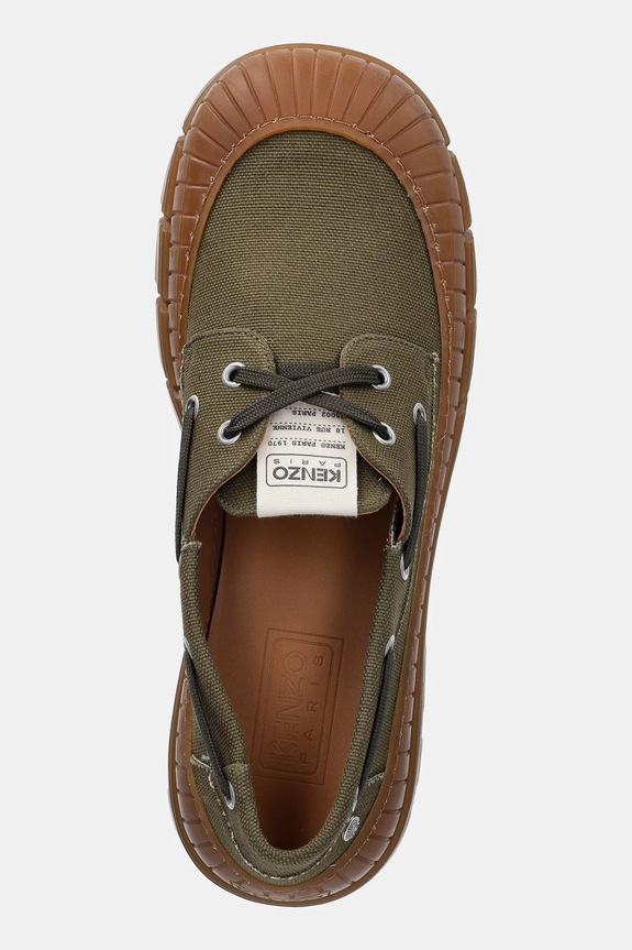 Μοκασίνια Kenzo Derby πράσινο FF55DB720F52.50