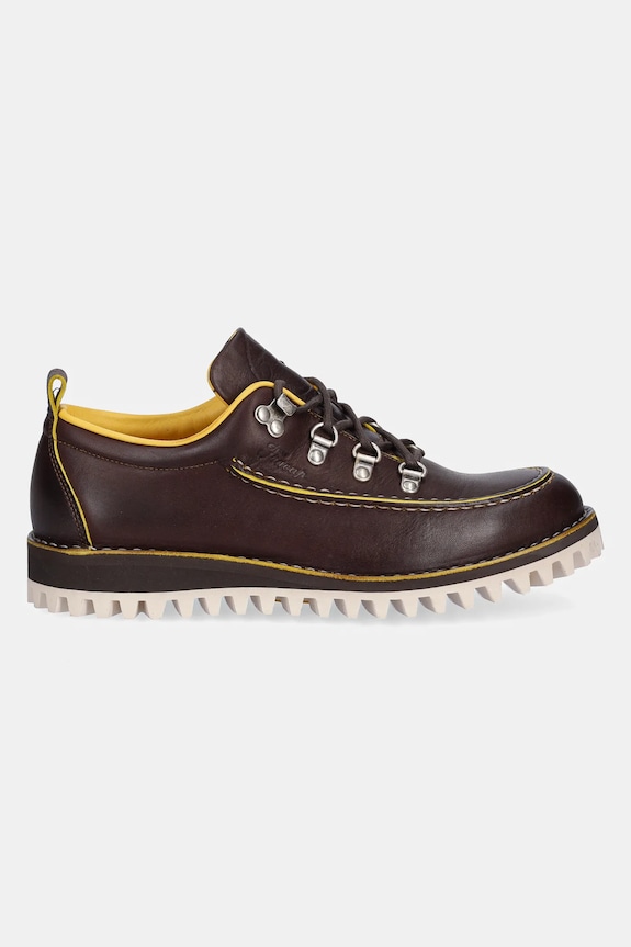 Шкіряні кросівки Fracap Shoes M61 коричневий SS26