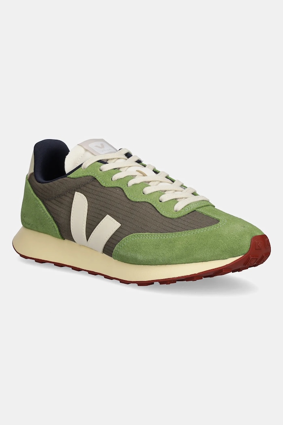 Veja sneakers Rio Branco II piele întoarsă verde RO1920755B