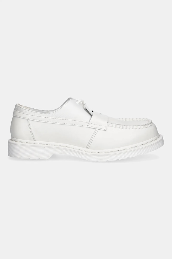 Kožne mokasinke MM6 Maison Margiela x Dr. Martens SH3WR0005.P8031.HB009 bijela SS25