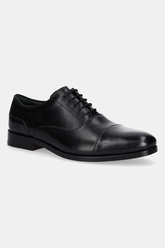 Clarks Originals leather shoes CraftJames Cap formal black 26178572
