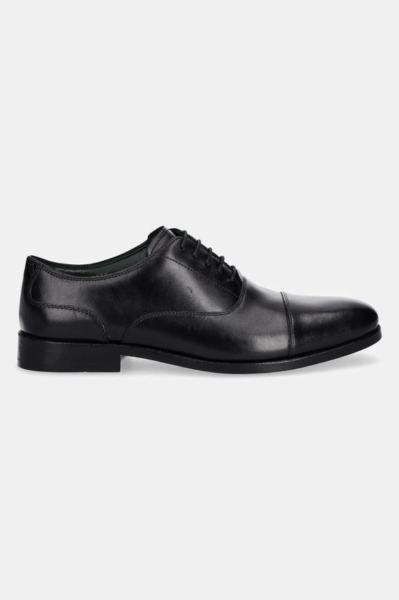 Clarks Originals leather shoes CraftJames Cap 26178572 black SS25