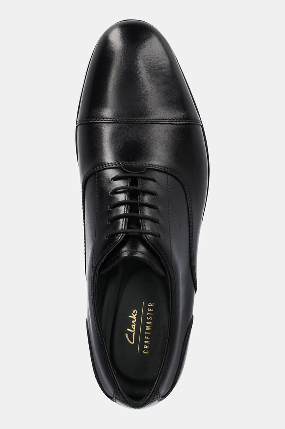 Clarks Originals leather shoes CraftJames Cap black 26178572