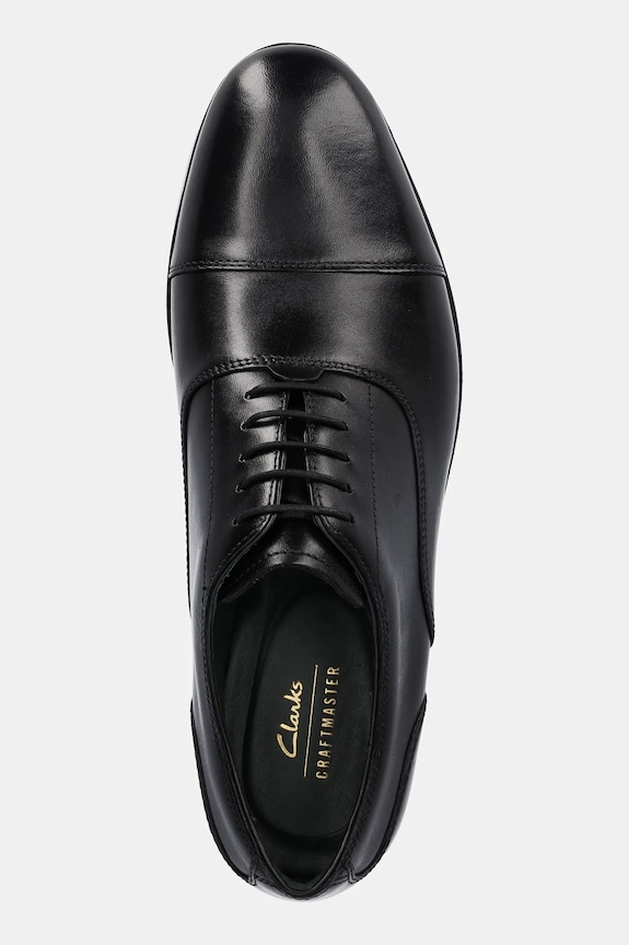 Clarks Originals leather shoes CraftJames Cap black 26178572