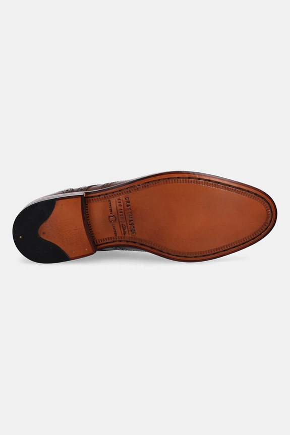 Clarks Originals leather shoes CraftJames Tip 26178563 brown
