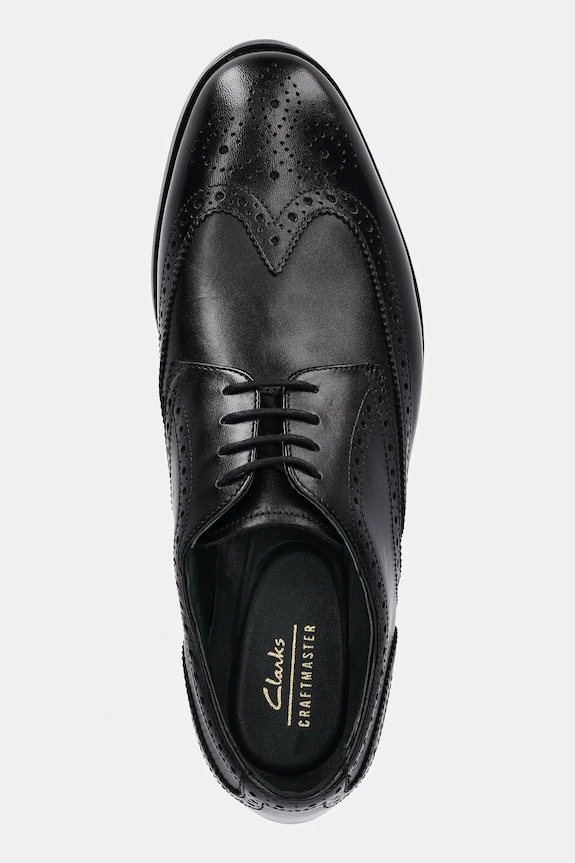 Clarks Originals leather shoes CraftJames Tip black 26178562