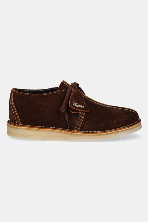 Clarks Originals półbuty zamszowe Desert Trek 26180655 brązowy SS25