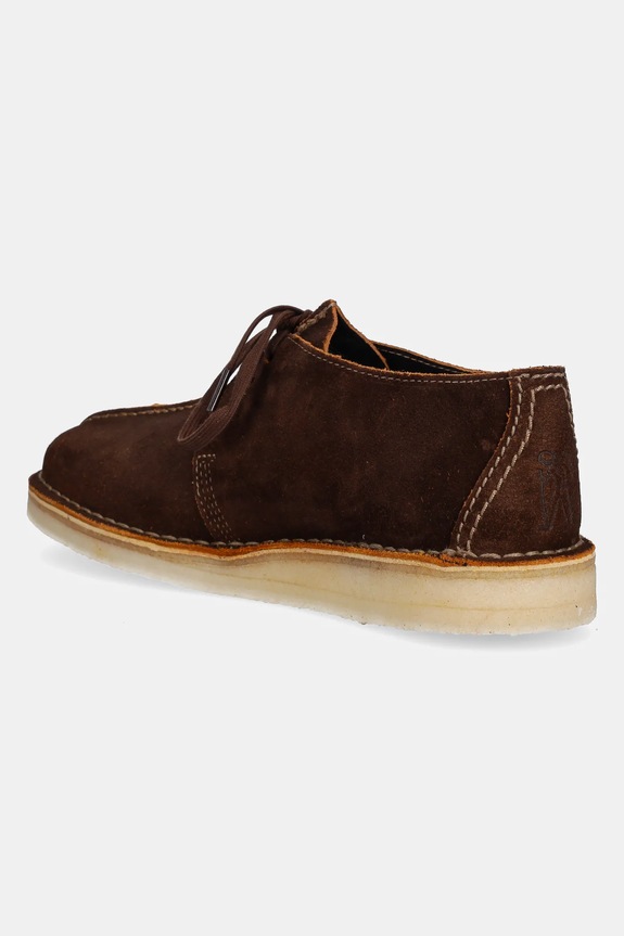 Obuwie Clarks Originals półbuty zamszowe Desert Trek 26180655 brązowy