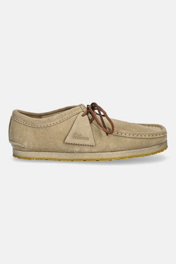 Clarks Originals suede shoes Godney Lace 26180758 beige SS25