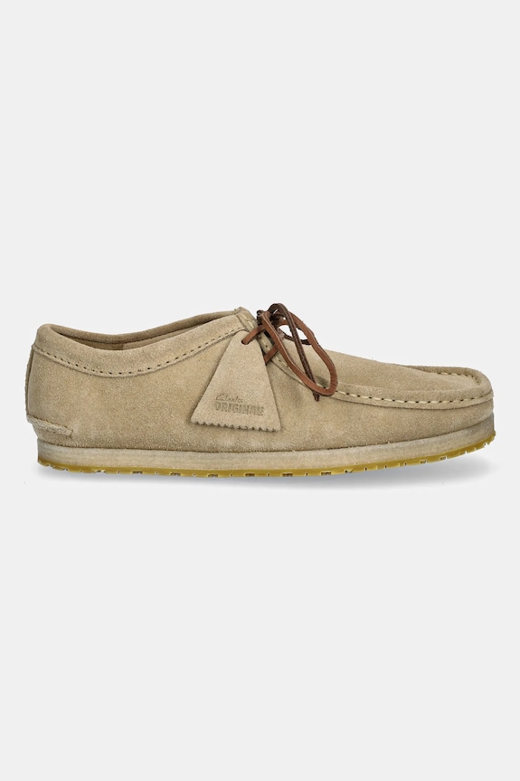 Clarks Originals suede shoes Godney Lace 26180758 beige SS25