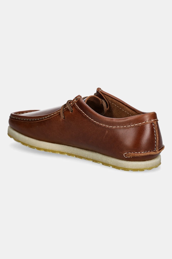 Obuwie Clarks Originals mokasyny skórzane Godney Lace 26181128 brązowy
