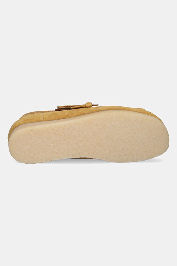 Clarks Originals półbuty zamszowe Wallabee Boot 26181131 żółty