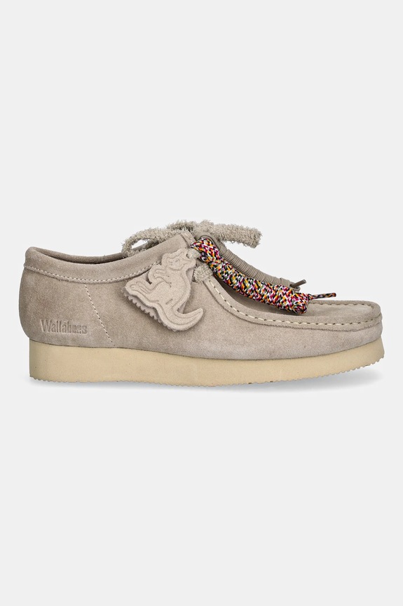 Clarks Originals suede shoes Wallabee 2604 26182221 beige SS25