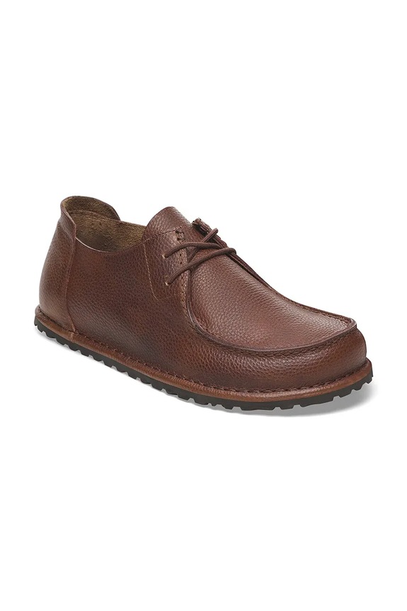 Birkenstock leather shoes Utti Lace LENA 1029679 brown SS25