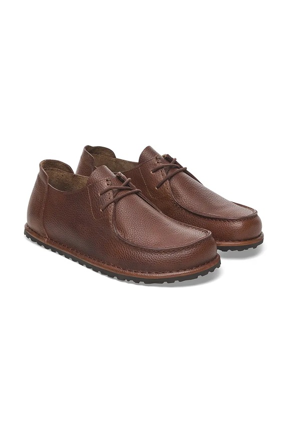 Birkenstock leather shoes Utti Lace LENA brown 1029679