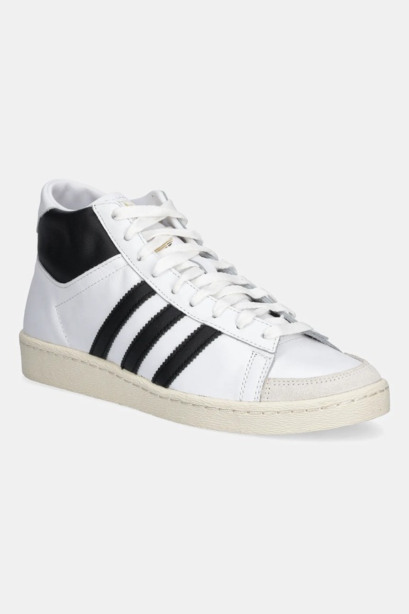 adidas Originals sneakers in pelle Jabbar Hi pelle fiore bianco JI3445