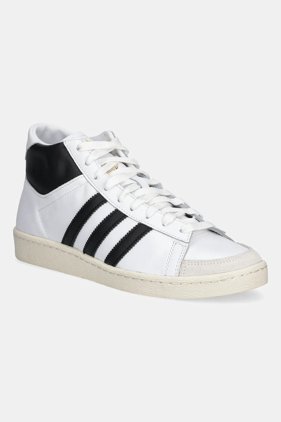 adidas Originals sneakers in pelle Jabbar Hi pelle fiore bianco JI3445
