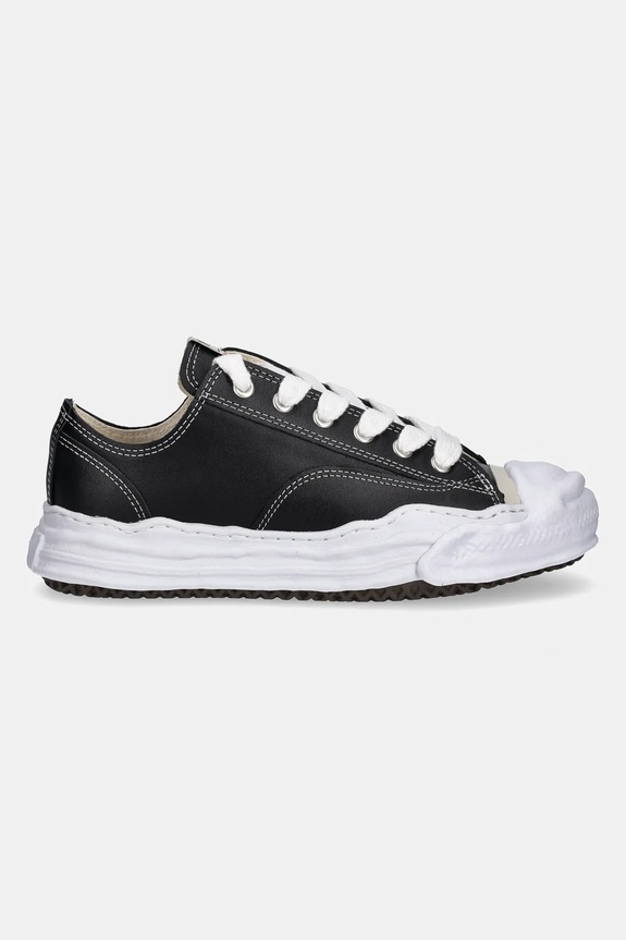 Maison MIHARA YASUHIRO teniși de piele Hank Shoes A05FW704 negru SS25