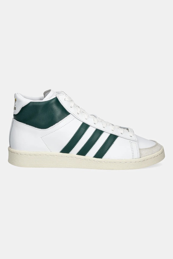 adidas Originals sneakers din piele Jabbar HI JI3444 alb SS25