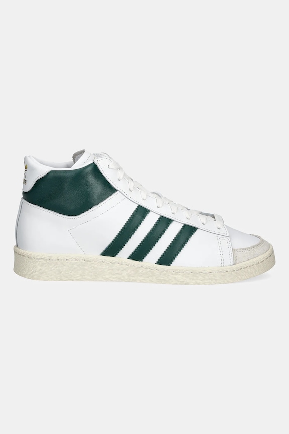 Кожени маратонки adidas Originals Jabbar HI JI3444 бял SS25