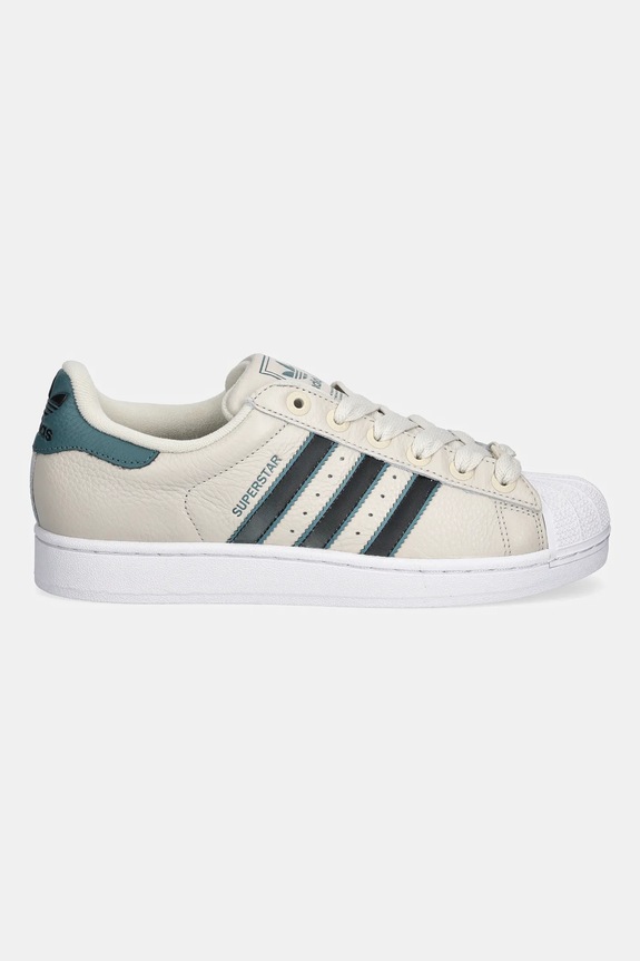 Kožne tenisice adidas Originals Superstar II JQ3913 bež AW25