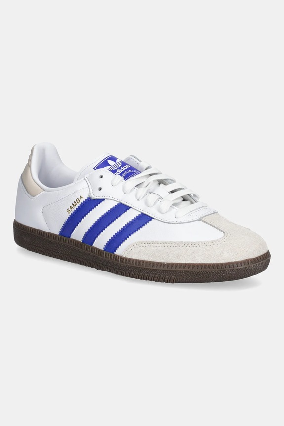 Tenisice adidas Originals Samba OG brušena koža bijela JR0909