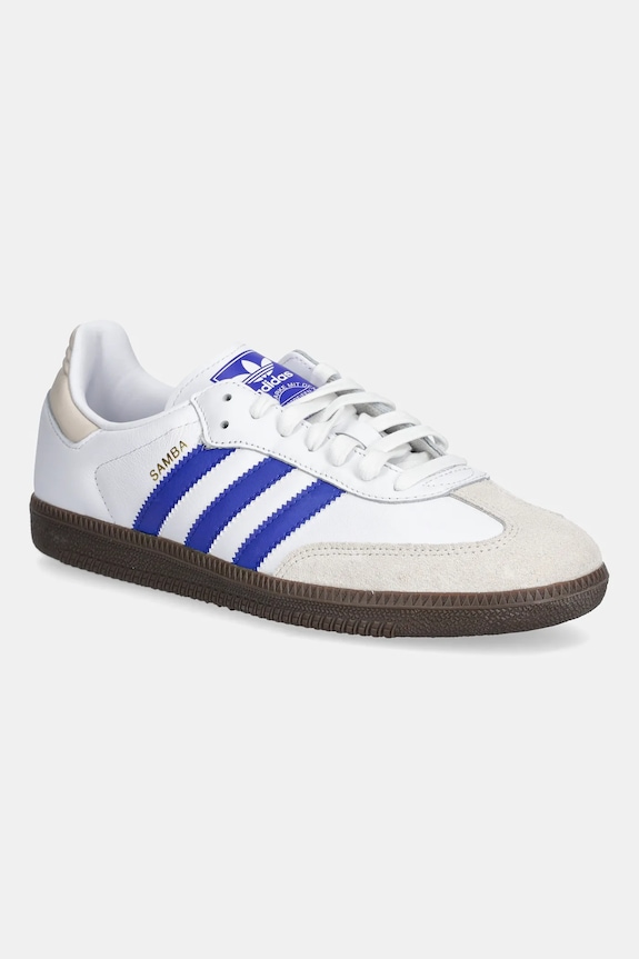 Tenisice adidas Originals Samba OG brušena koža bijela JR0909